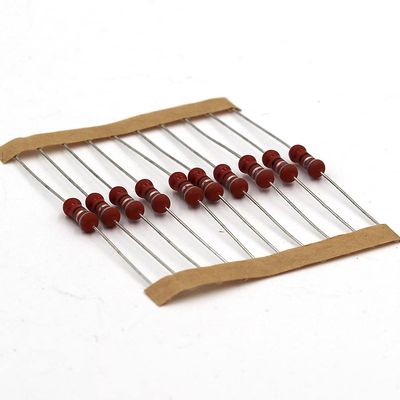 10 Metal Resistor Fuses, 330 Ohm, 2 W, ±10%