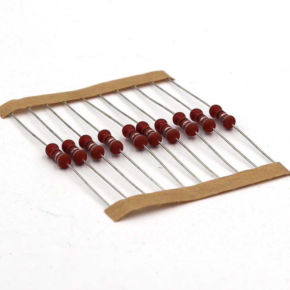 10 Metal Resistor Fuses, 330 Ohm, 2 W, ±10%