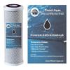 10-Inch Filter Housing DUO Set, 3/4-Inch Connection, 2 Activated Carbon Block Filters view 3