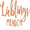 CLICKANDPRINT “Lieblingsmensch” Wall Sticker, 20 x 10.3 cm, Orange view 1