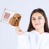 Metal Sign with Poodle Design: Enter at Your Own Risk—Dog on Duty! view 3