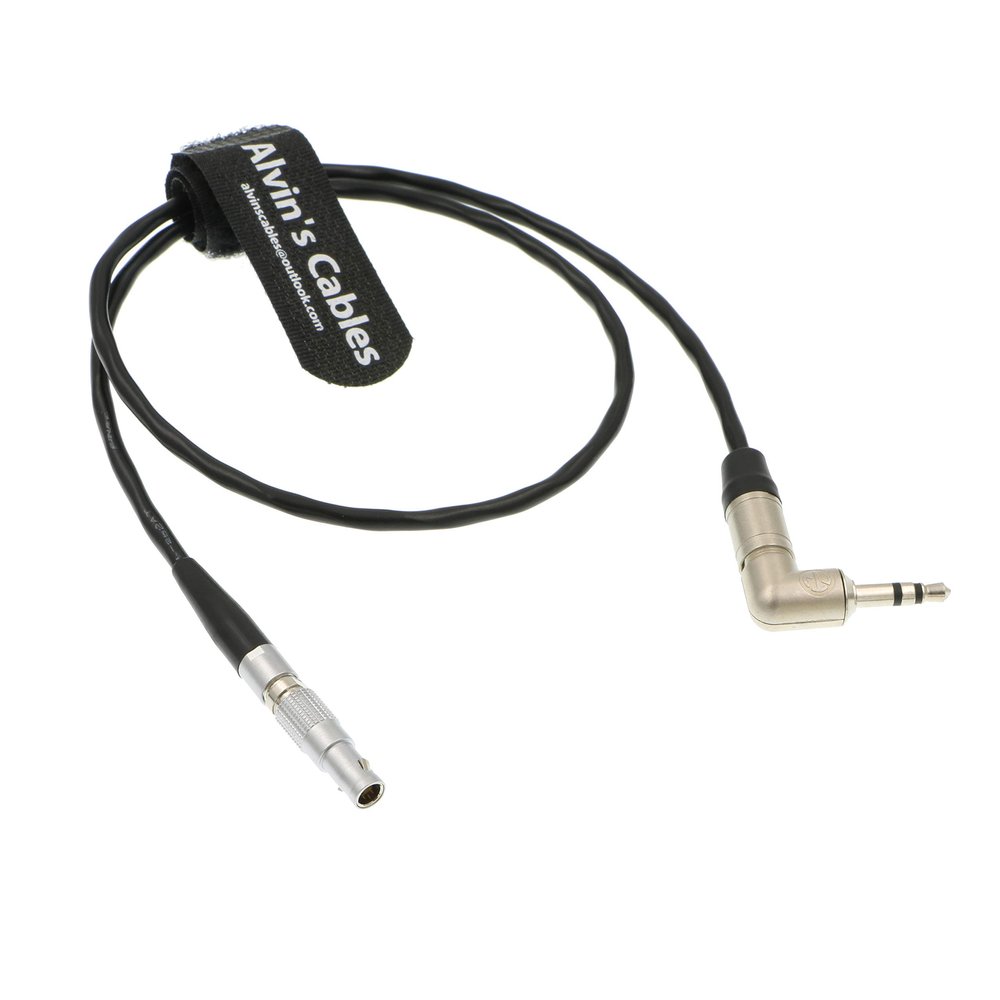 Alvin's Cables Easync Sync Timecode Cable for RED Epic, 4-Pin Plug to 3.5 mm TRS, 51 cm