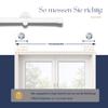 Rollmayer 19 mm Curtain Rod, 600 cm, Matte Chrome, Single-Track view 3