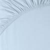 aqua-textil Pur Jersey Fitted Sheet 120x200–130x220 cm Aqua Blue, 160 g/m² Mako Cotton view 3