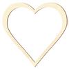 Plywood Cutouts - Heart with Custom Inner Cutout - 5–40 cm view 3