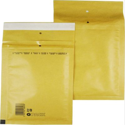 1,200 Brown Bubble Mailers, 2/B, 140 x 225 mm