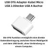 Aukson I24 Micro USB B to USB A OTG Adapter for Flash Drives and Other Devices view 2