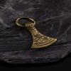 Battle-Merchant Jellinge Brass Axe Pendant, Approx. 5.5 cm view 2