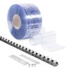 PVC Strip Curtain, 30 cm Wide Strips, 4.75 m W x 2.40 m H view 1