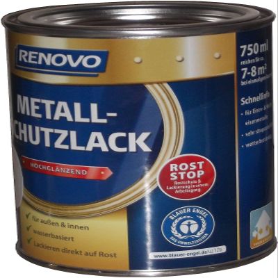 Metal Protective Paint 750 ml RAL 6005 Moss Green Renovo