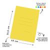 Blasetti 3-Flap Folders, FSC-Certified Durable Cardboard, Assorted Colors, 25 x 35 cm, Pack of 25 view 2
