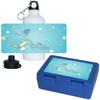 Eurofoto Lunch Box and Water Bottle Set with the Name Luke and Dragon Design for Boys view 1
