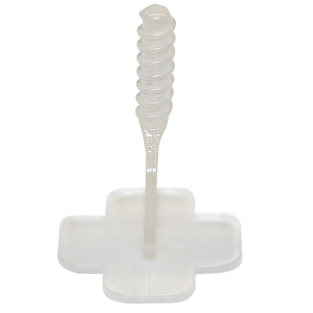Karl Dahm Threaded Base Tabs for 2 mm Joints, 100 pcs., Transparent
