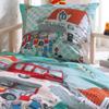 Erwin Müller Kids' Flannel Bedding Set, Police & Firefighters, Multicolor, 40 x 60 cm / 100 x 135 cm view 4