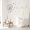 Grandora Dandelion Wall Decal with Quote “Dream Not Your Life” – Dark Gray, 150 x 103 cm view 3
