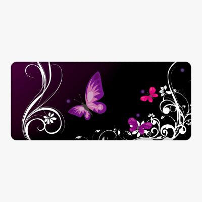 Silent Monsters XXL Mouse Pad 900 x 400 mm, Butterfly Purple