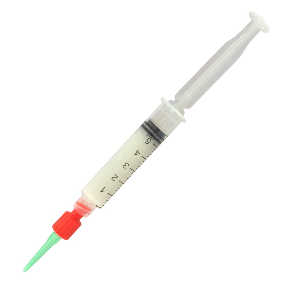 No-Clean Tacky Flux (High-Performance Soldering Paste), 10 ml Syringe, EO-TF-001