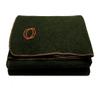Orion Blanket Co. Vestige Military Wool Blanket, 2 kg, 167.6 x 213.4 cm (Green/Orange) view 1