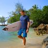 O'Neill Wetsuits Men's 24-7 Traveler UPF 50+ Short-Sleeve Sun Shirt, White, Size L view 3