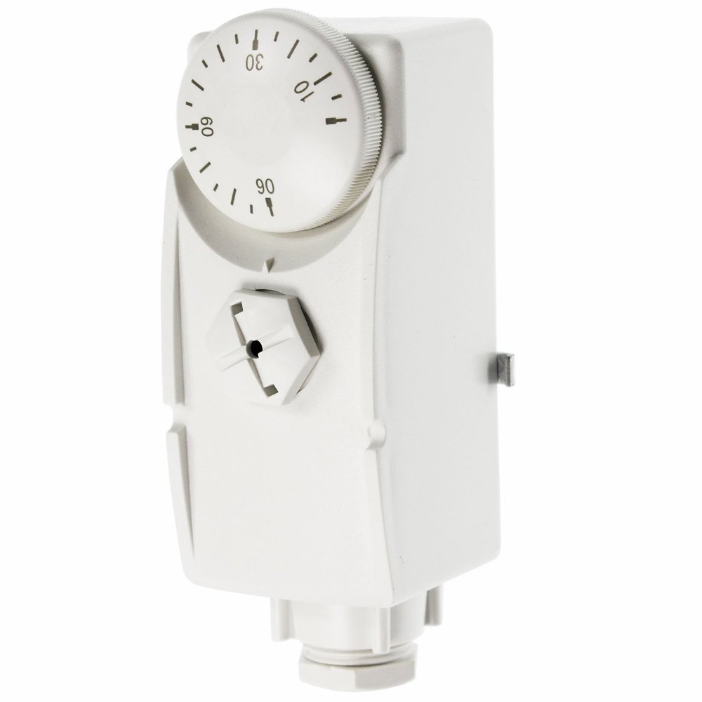 Spares2go PCS TPS1 Hot Water Thermostat for Tanks or Pipes with Strap