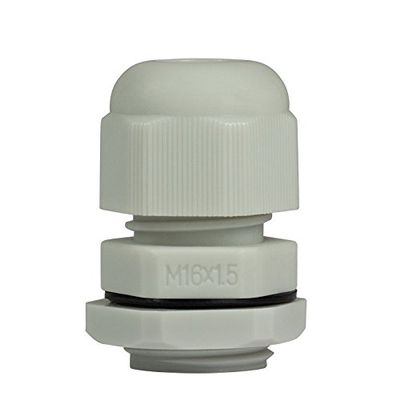 Faconet 10-Pack M16 Gray Cable Glands, IP68