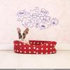 CLICKANDPRINT “Your Dog’s Thoughts” Wall Sticker, 30 x 16.4 cm, Lavender view 2