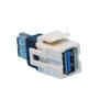 RiteAV USB 3.0 Keystone Jack, Light Almond view 1