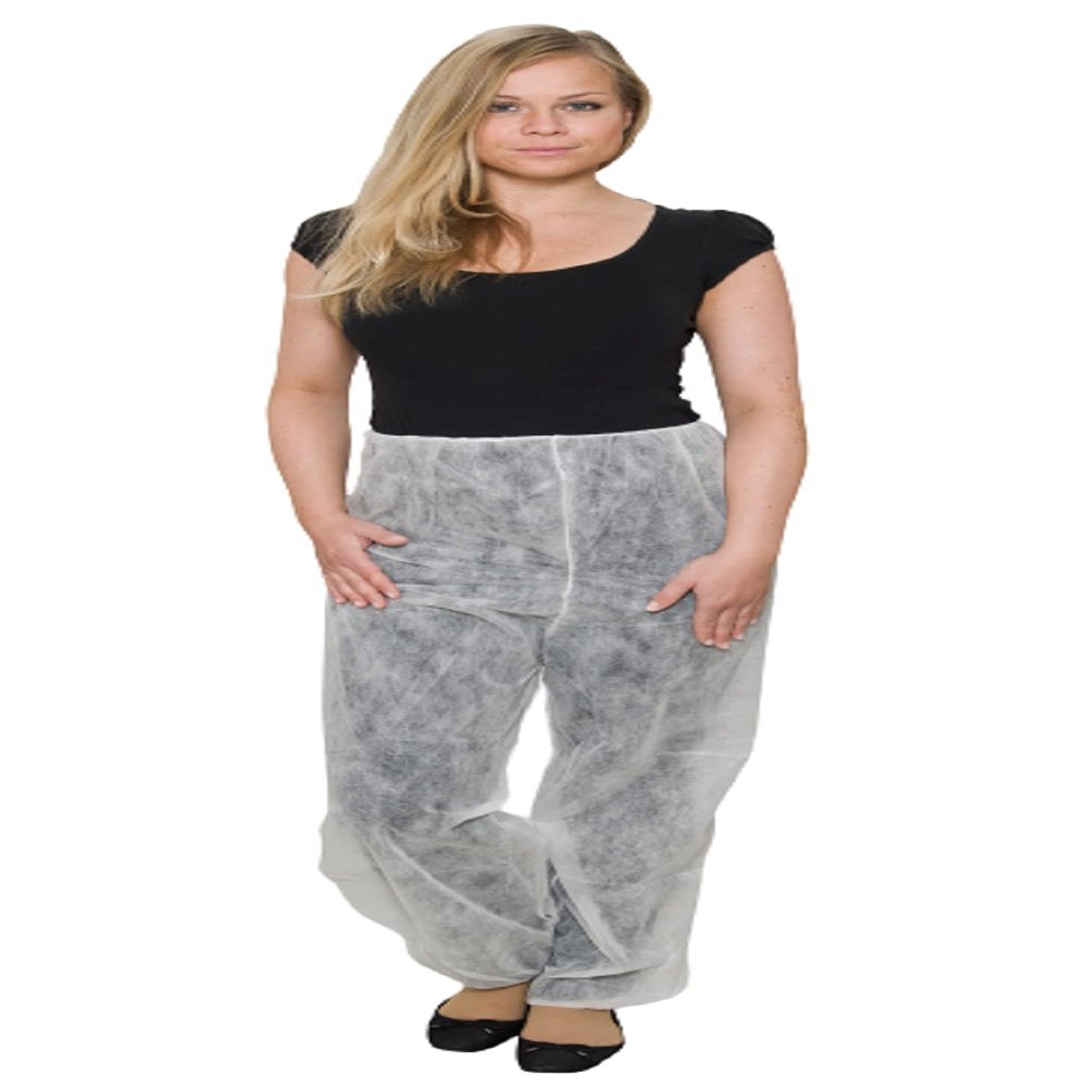 BICAP Disposable Pants XXL, White, 10-Pack