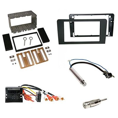 2-DIN Car Radio Fascia Kit for Audi A3 (8P/8PA), Black