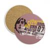 DIYthinker Graffiti Street Culture Urban Tribe Ceramic Coasters, 2-Piece Set, Multicolor view 1
