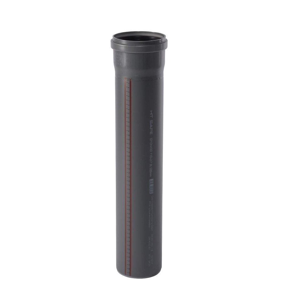 Ostendorf HTsafe HT Pipe with Socket DN 110 mm, 750 mm