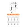 Ostendorf HTsafe HT Pipe with Socket DN 110 mm, 750 mm view 3