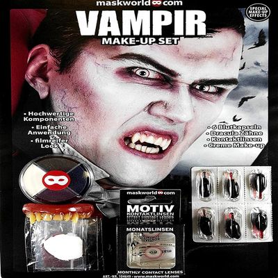 Maskworld Premium Halloween Vampire Makeup Complete Set