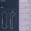 Dansani Match Model A Pivot Shower Door for Niche, 100 cm view 3