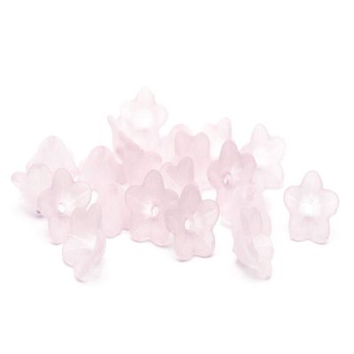20 Vintage-Style Frosted Pink Flowers