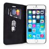 WIIUKA TRAVEL Genuine Leather Wallet Case for Apple iPhone 8, Black view 2