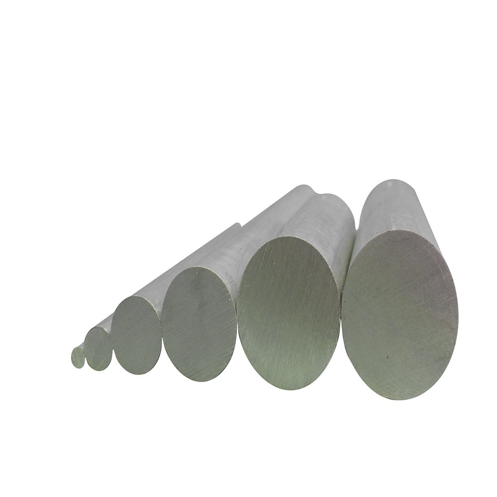 Schlgel GmbH Aluminum Round Stock Bar, 10–50 mm, 2 m, 15 mm = 750 mm