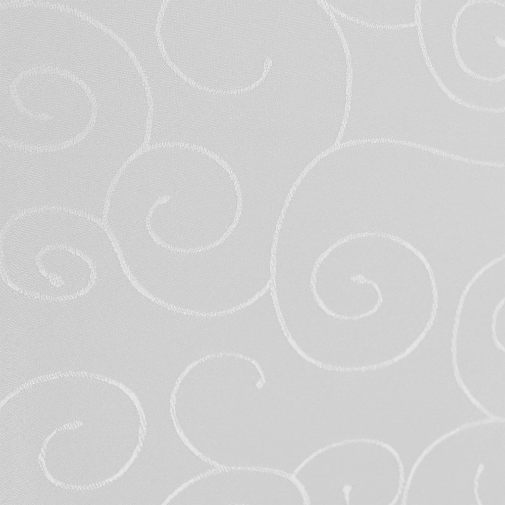 amp-artshop Paulina Rectangular Tablecloth 110 x 220 cm, White, Stain-Resistant
