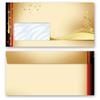 Paper-Media Christmas Letter Set (40-Piece, A4 Window Envelopes, White, Festive) view 3