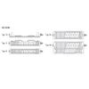 Buderus Logatrend VC Profile Panel Radiator Type 11, H 500 / L 1400 (with Mounting Set) view 3