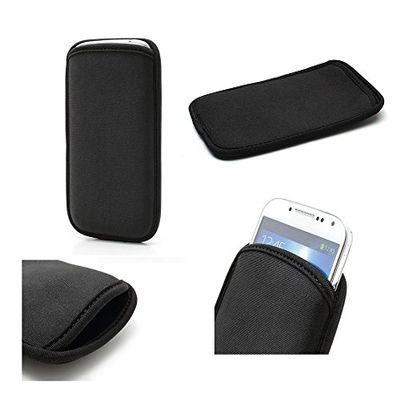 DFV mobile Neoprene Waterproof Slim Carry Bag for COOLPAD Y803-9 (2016), Black