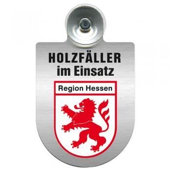 Windshield Work Sign with Suction Cup – Logger at Work – 309469 – Regions by Choice, Hesse Region Color