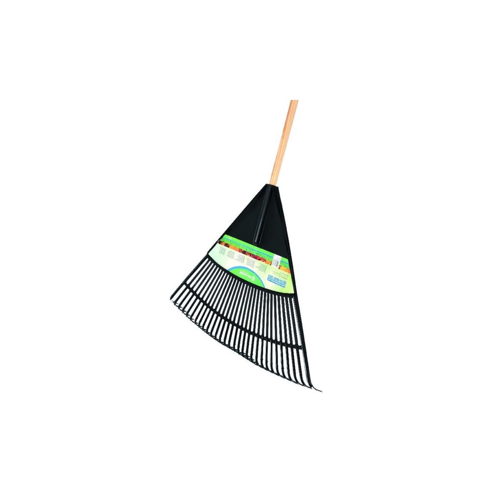 floraworld XL Leaf and Lawn Rake, 140 cm with Handle
