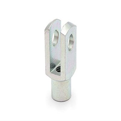 DIN 71752 Clevis Fork for Clevis Joints, Zinc-Plated Steel, 8 x 16 mm