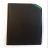 HelfRecht Team-Line Leather Ring-Bound Planner, 2024, 13 mm, Green Grip Corner view 2