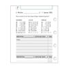 HelfRecht Team-Line Leather Ring-Bound Planner, 2024, 13 mm, Green Grip Corner view 4