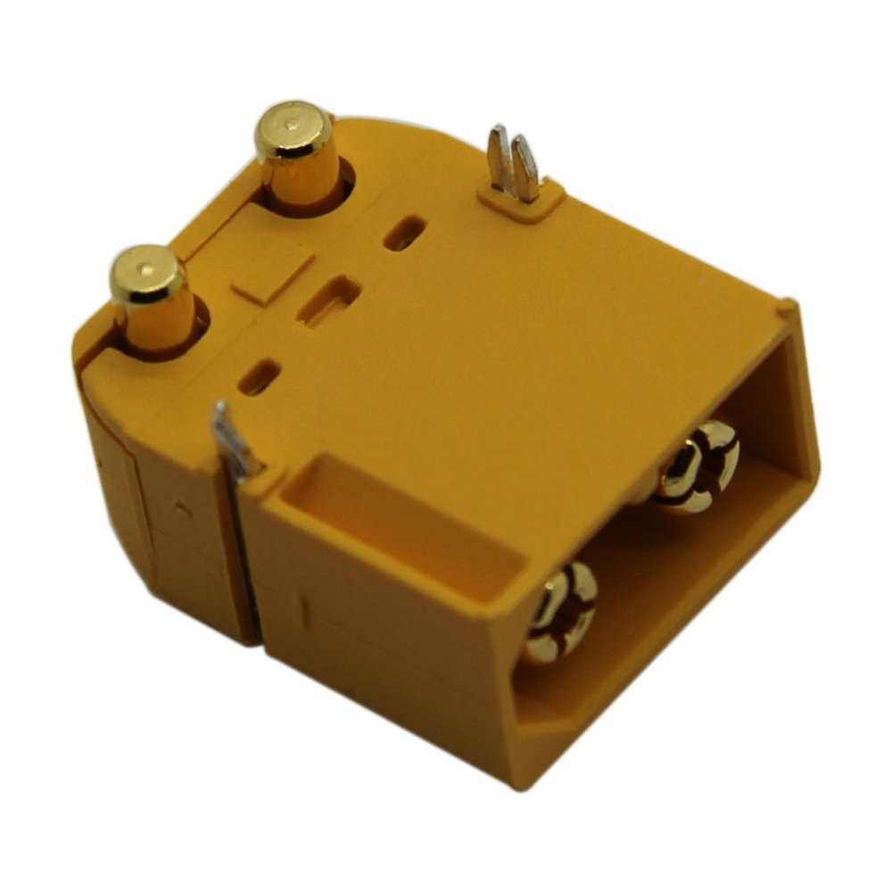 2x AMASS XT60PW-M XT60 Male PCB Socket for DC Power Supply, 2 Pins
