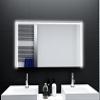 SARAR Rectangular LED Bathroom Mirror 100 x 80 cm, Made in Germany, MA3112 view 3