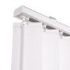 Ventanara Vertical Blind Complete Set, 89 mm, with Mounting Hardware (White, Room-Darkening), W125 x H250 cm view 3