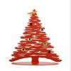 Alessi BM06 R Bark for Christmas Ornament, Red Steel with Porcelain Magnets view 1